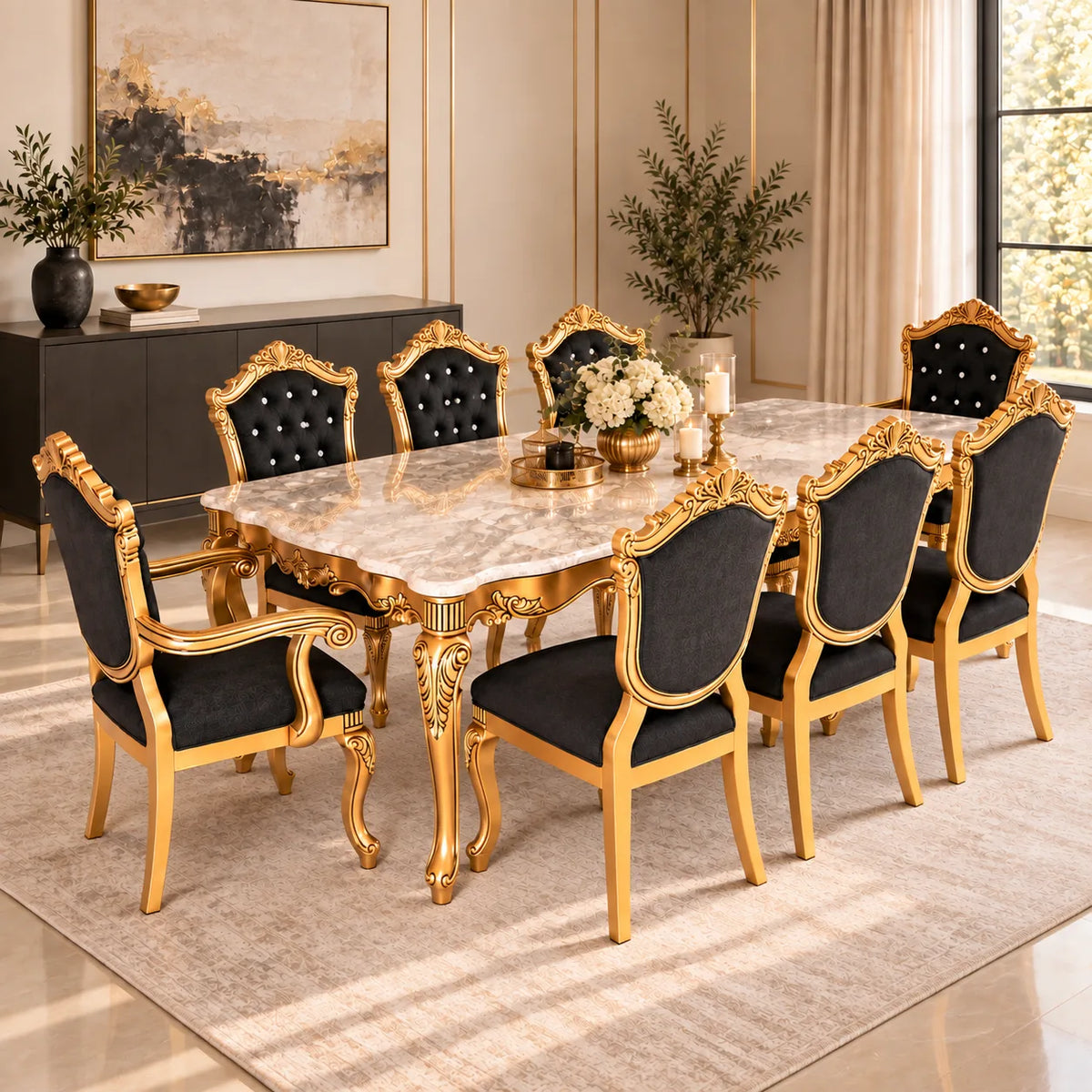Edifice dining table- (8 pax)