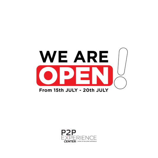 P2P Experience Center Is Open Maintaining All Health & Safety Protocols