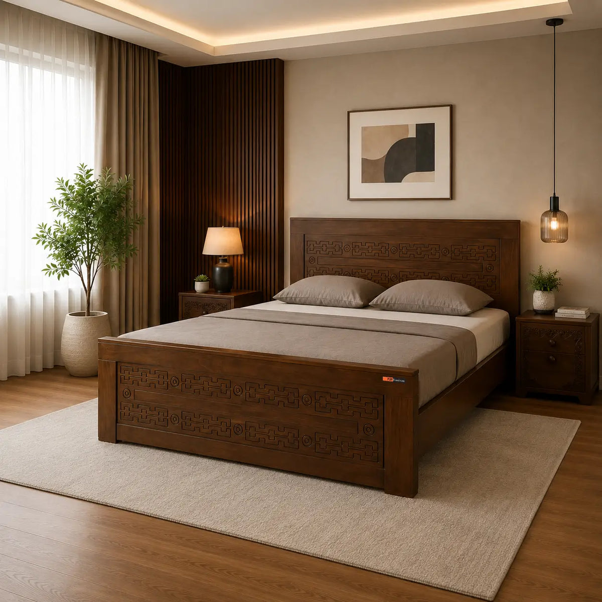 Wooden Bed