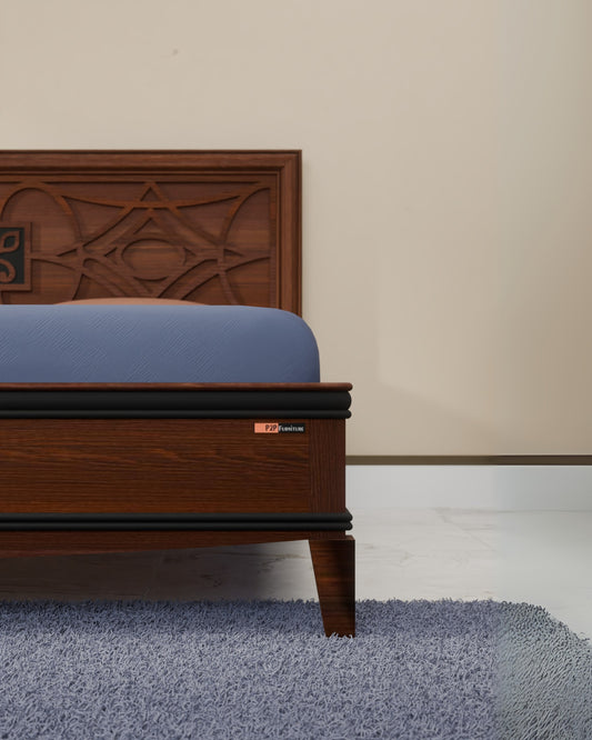 Wooden king Bed- 332