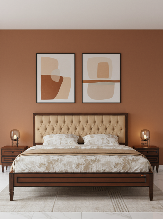 Wooden King Bed
